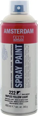 Produktbild von Amsterdam Sprühfarbe Spraydose hochpigmentiert 400 ml Neapelgelb Hell 222