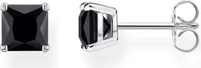 Image de Thomas Sabo H2174-024-11 Boucles d'oreilles femme Boucles d'oreilles pierre noire