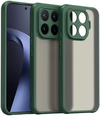 Produktbild von Hülle für Xiaomi 17T Pro - Phonesta AirFrost Semi-Transparent Back Cover - Matt Grün