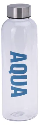 Obrázok produktu pre Fľaša na vodu Excellent Houseware, plast, 6,5 x 21 cm, 500 ml, modrá