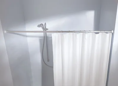 Produktbild von Kleine Wolke Duschvorhangstange Federstange Chrom Ø21mm 125-220cm Klemmstange