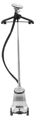 Produktbild von Kleiderdampfer - Stand-Kleidungssteamer - 2200 W - 3 l Wassertank - 3 Dampfstufen - 4 Rollen - Höhenverstellbare Stange 1,3–1,75 m - EU-Stecker 220–240 V - Schwarz