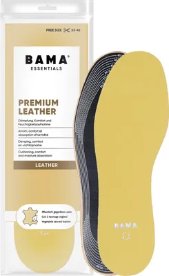 Produktbild von Aktivkohle-Lederschuheinlagen - Bama Premium Leather - Zuschneidbar