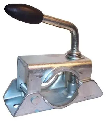Produktbild von 2 Stück - Anhängerstützen / Stützradhalter 48mm Klemmhalter