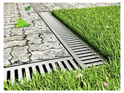 Produktbild von Entwässerungsrinne Set 5 Meter | Verzinkt Klasse B125 | Typ 50