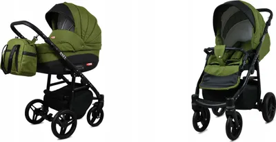 Obrázok produktu pre BabyLux® Axel | Kočík 2v1 Set | Olive | Kočík Kombi | Set kočíka | Buggy + Babyw