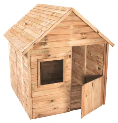 Produktbild von SOULET Spielhaus Marina Gartenhütte Holzhaus Kinderspielhaus Outdoor für 3Kinder