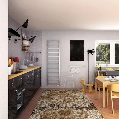 Produktbild von Rohrförmige Badezimmerarmatur Isan Gradda INOX 1520/500 EDELSTAHL DXGR15200500SK81