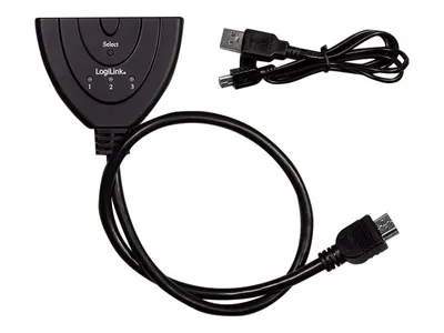 Immagine prodotto di Logilink HD0040 Logilink Switch HDMI,3-port,bidirekt(1x3/3x1),4K/30Hz,CEC