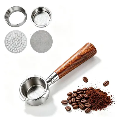 Bodenloser Portafilter 51 mm, 3 Ohren, für De'Longhi Dedica