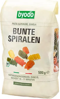 Produktbild von BYODO Bunte Spiralen semola 500g