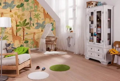 Obrázek produktu pro Komar netkaná tapeta "Giraffe Crew" - rozměr: 400 x 280 cm (šířka x výška) - 8 panelů