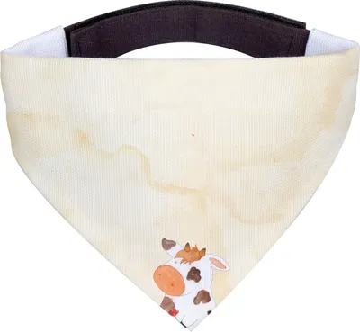 Produktbild von Mr. & Mrs. Panda Hundehalstuch Kuh - Vintage - Geschenk, Bauernhof, Hof, Halstuch Für Hunde, Spruch, Milch, Kühe, Motivtion, Hunde-Halstuch, Tuch