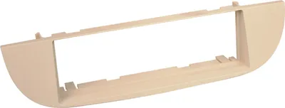 Image de Adaptateur de façade 1-DIN compatible avec Fiat 500 2007 > beige