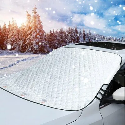 Produktbild von Famanu Frontscheibenabdeckung - Schutz vor Schnee, Eis und Sonne