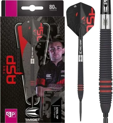 Produktbild von Target Nathan Aspinall 80% Black Swiss Point - Steeldarts