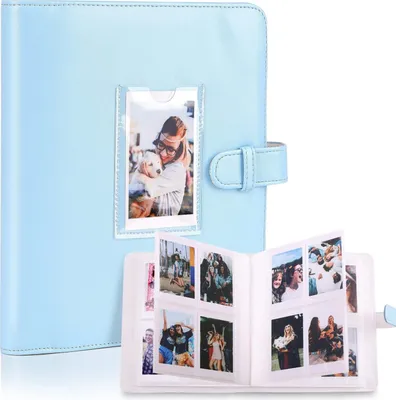 Produktbild von Fotoalbum mit 272+1 Taschen kompatibel mit Instax 3 Zoll Film- kompatibel mit Fujifilm Instax Mini 90 9 8 8+ 70 7c 7s 11 50s 7+ 25 Mini LiPlay Mini Link, Polaroid Snap, Kodak Sofortbilddrucker