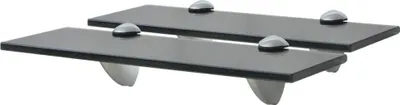 Produktbild von The Living Store Schwebende Regale 2 Stk. Glas 30x10 cm 8 mm