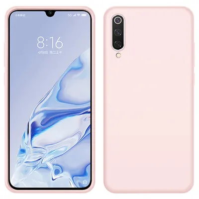 Obrázek produktu pro Pouzdro Xiaomi Mi 9 Pro, tekuté silikonové pouzdro odolné proti nárazům a poškrábání ochranné pouzdro pro Xiaomi Mi 9 Pro růžový