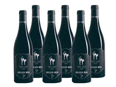 Produktbild von Naturwein Pinot Noir Whole Bunch Limited Edition vom Weingut Groszer Wein - 6er Karton