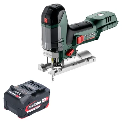 Image de Metabo ST 18 LT 130 BL Scie sauteuse sans fil 18 V 130 mm Brushless + 1x batterie 4,0 Ah - sans chargeur