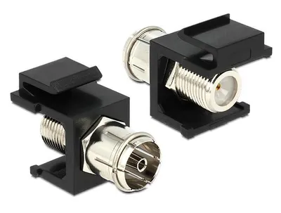 Immagine prodotto di Presa IEC Keystone DeLock > Presa F nera
