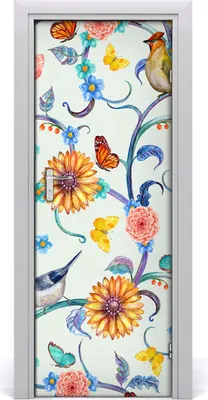 Immagine prodotto di Adesivi decorativi per pareti, dimensioni 75x205 cm. Adesivi autoadesivi, impermeabili, rimovibili. Ideali per camere da letto, soggiorni e decorazioni per la casa. Motivi: farfalle e fiori