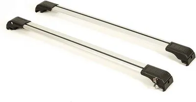 Produktbild von Famanu Dachträger mit Diebstahlsicherung - 130 cm - Silber Schwarz