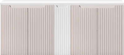 Produktbild von Waschtischunterschrank 140cm, kaschmir und weiß, NEWPORT-56-CASHMERE