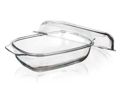 Image de Plat à four en verre avec couvercle CASEO 5,7 l, carré