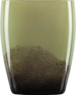 Produktbild von Zwiesel 2 Stück a 1 KAR VASE MITTEL SHADOW 200 OLIVE 121581 + Geschenk handmade