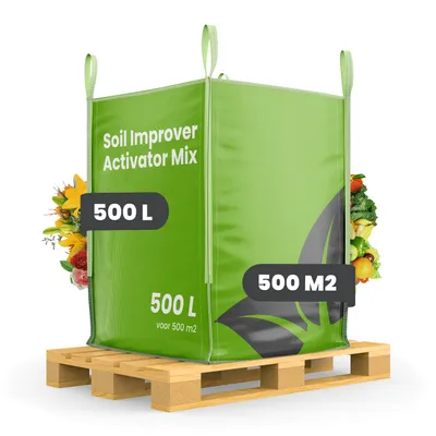 Obrázok produktu pre Zlepšovač pôdy – aktivačná zmes (veľké vrece 500 l – na 500 m2)