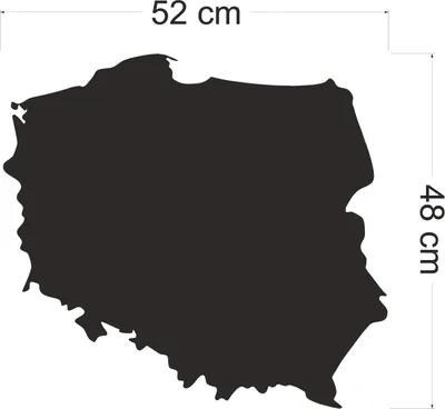 Produktbild von Magnetische selbstklebende Tafelkarte von Polen mit Magneten von Travel 48x52