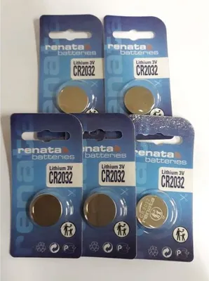 Produktbild von Renata CR2032 Set mit 5 Lithium-Knopfzellen 3 V DL2032, ECR 2032, BR 2032