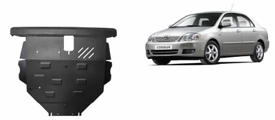 Productafbeelding van Onderbescherming voor de motor van een Toyota Corolla - E120/E130 - modeljaren 2002 - 2007