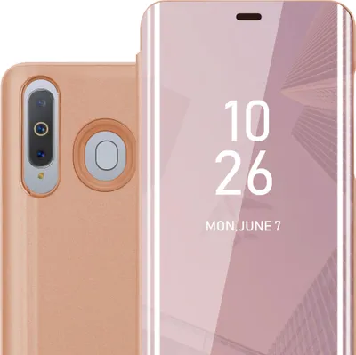 Immagine prodotto di Cadorabo custodia del telefono cellulare per Samsung Galaxy A8s in rosa Cover Backcover protettiva Custodia Libro