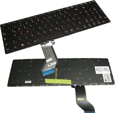 Produktbild von Original Laptop Notebook Tastatur Keyboard Deutsch QWERTZ für Lenovo IdeaPad Y700 Y700-15ISK Y700-17ISK ersetzt SN20H54513 SN20H54540 Beleuchtung