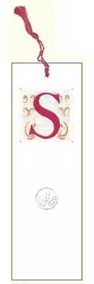 Produktbild von Lesezeichen mit Anagramm „S“ – DaVinci