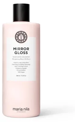 Produktbild von Maria Nila, Mirror Gloss Shampoo, Für glänzendes Haar, Quinoa Oligopeptide zielt auf trockene, stumpfe Strähnen ab, verbessert Glanz/Lichtreflexion, 100% vegan & sulfat-/parabenfrei, 350 ml – Größe 35