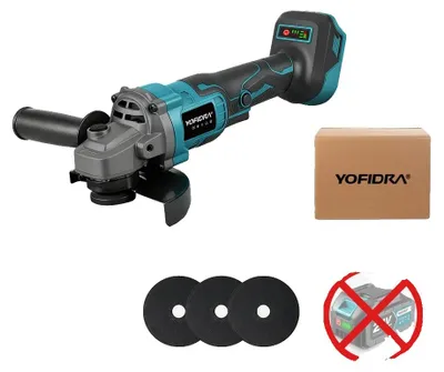 Produktbild von Winkelschleifer, bürstenloser Motor, 3 Geschwindigkeitsstufen, KEINE Batterie