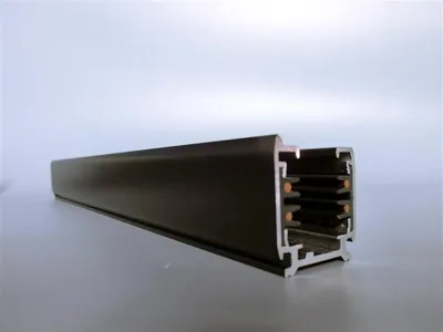 Produktbild von DOTLUX 3 Phasen-Stromschiene, 2 m, schwarz matt