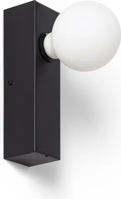Produktbild von Wandleuchte Badezimmer Metall Aizkra Schwarz
