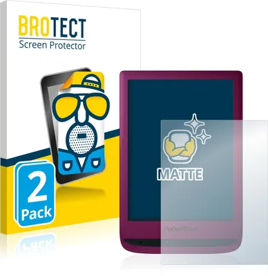Produktbild von 2x BROTECT Schutzfolie für PocketBook Touch Lux 5 matt entspiegelt