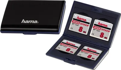 Produktbild von Speicherkarten-Etui Fancy Schwarz für CompactFlash-Katen