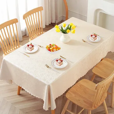 Produktbild von Inovra – Tischdecke, Tischläufer, Tischdekoration, Fleckenschutz, abwaschbar, PVC, 100 x 140 cm, abwaschbar, wasserdicht, ideal für Esstisch, Feiern und Picknick, Weihnachten und Ostern