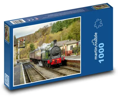 Obrázok produktu pre Puzzle 1000 Parný vlak na stanici - martinpuzzle