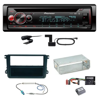 Produktbild von Pioneer DEH-S720DAB Bluetooth USB Einbauset für Golf 5 6 Passat 3C CC B7 Touran