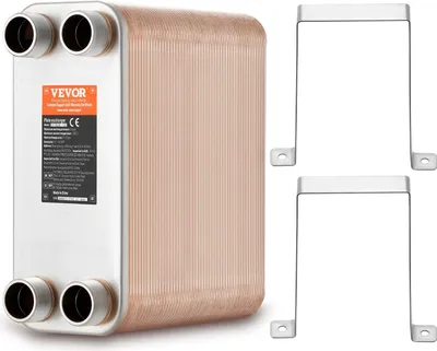 Obrázek produktu pro 100 Deskový výměník tepla 4x1-1/4palcová přípojka MNPT 316L nerezová ocel