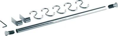 Produktbild von Kesseböhmer Linero 2000 Relingrohr Set, Länge 596 mm Stahl Edelstahl-Effekt