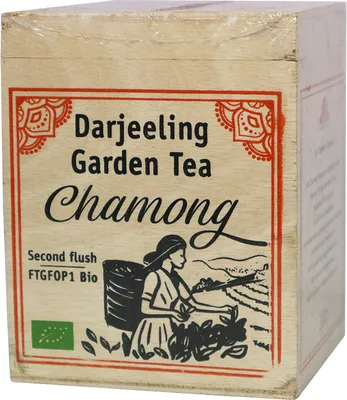 Produktbild von Schrader Schwarzer Tee Darjeeling Second Flush Chamong Bio